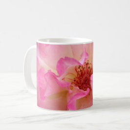 Rosa Rosen-Tassen Kaffeetasse
