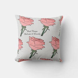 Rosa Rosen - Zart und Lieblich Kissen