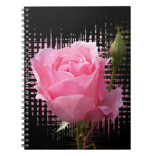 Rosa Rosenblätter Notizblock