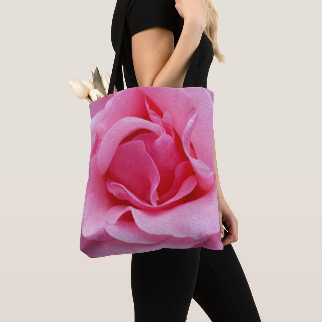 Rosa Rosenblätter Tasche (Von Nahem)
