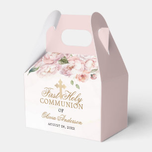 Rosa Rosenblume Erste Heilige Kommune Geschenkschachtel