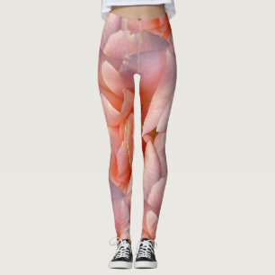 Rosa Rosenblüte Leggings