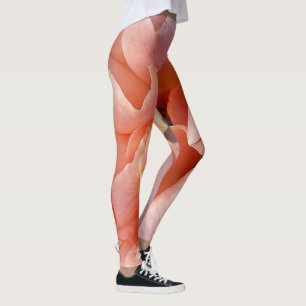 Rosa Rosenblüte Leggings