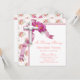 Rosa Rosenkreuz im Love-Memory-Gedächtnis Einladung (Vorderseite/Rückseite Beispiel)