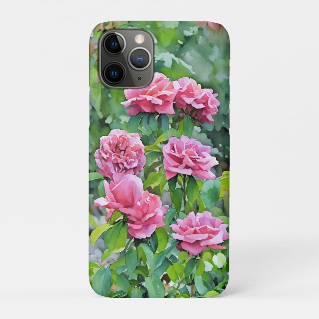 Rosa Roses Art Rose Garni Case-Mate iPhone Hülle (Rückseite)