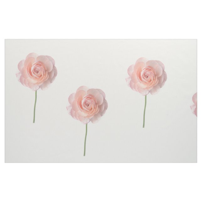 Rosa Roses Combed Baumwollstoff Stoff (Fat Quarter (45,7 x 55,9 cm))