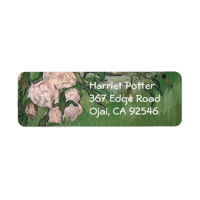 Rosa Roses (F595) Van Gogh Fine Art (Vorne)