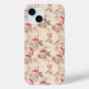 Rosa Roses Floral iPhone 15 Handy Case Cover