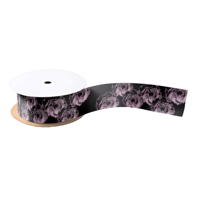 Rosa Roses Satinband (Spule)