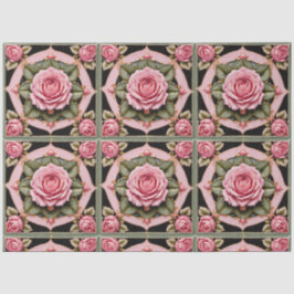 Rosa Roses Schöne Sammlung des Trendy Seidenpapier