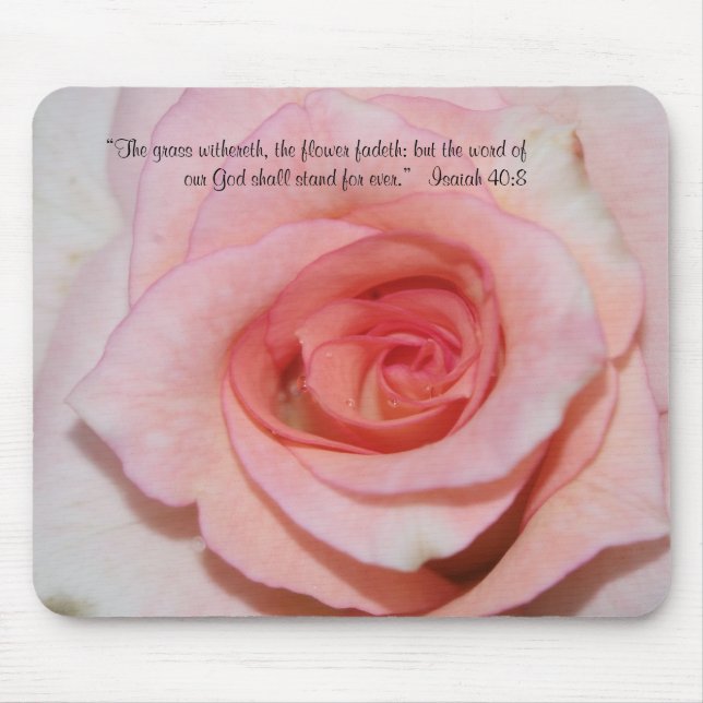 Rosa RoseScripture Mousepad (Vorne)