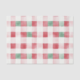 Rosa Rot Grün Retro Muster Weihnachten Seidenpapier