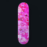 Rosa Rot Lila Moderne, Abstrakte Kunst Skateboard<br><div class="desc">Rosa Rot Lila Moderne Abstrakte Kunst Trendy Custom Blank Template Skateboard.</div>