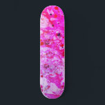 Rosa Rot Lila Moderne, Abstrakte Kunst Skateboard<br><div class="desc">Rosa Rot Lila Moderne Abstrakte Kunst Trendy Custom Blank Template Skateboard.</div>