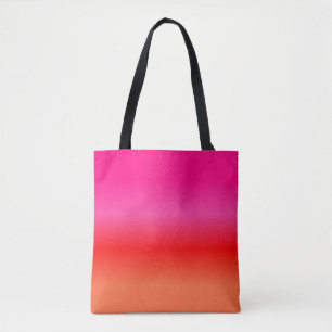 Rosa, Rot und orangefarbener Totbeutel Tasche