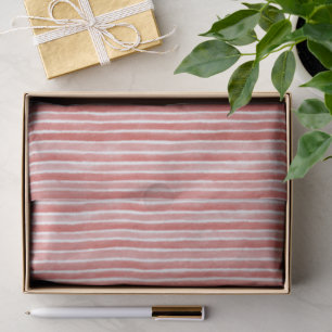 Rosa Rot Weiße Streifen Weihnachtsstock Seidenpapier