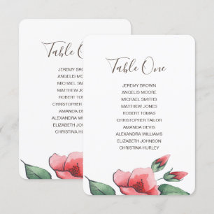 Rosa rote, blumengrüne Hochzeitskarte. Einladung