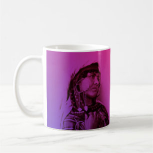 Rosa Rote Maghreb Tunesische Traditionelle Girl-Fr Kaffeetasse