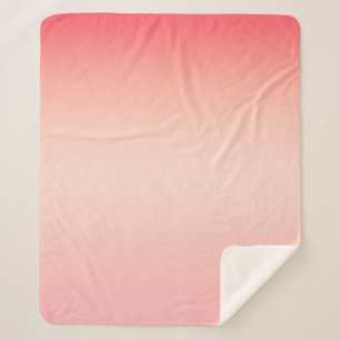 Rosa, rote und gelbe Hintergrundfarbe Sherpadecke
