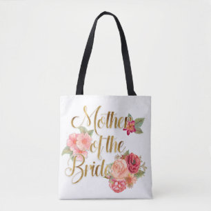 Rosa roter Blumen-Tragetasche für die Mutter der B Tasche