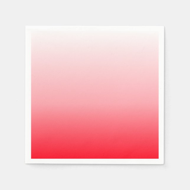 Rosa-roter Ombre-Verlauf Serviette (Vorderseite)