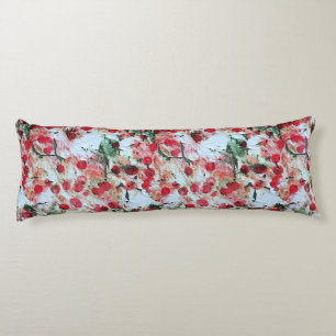 Rosa roter Schmutzpolka Dot Grunge Decke Seitenschläferkissen