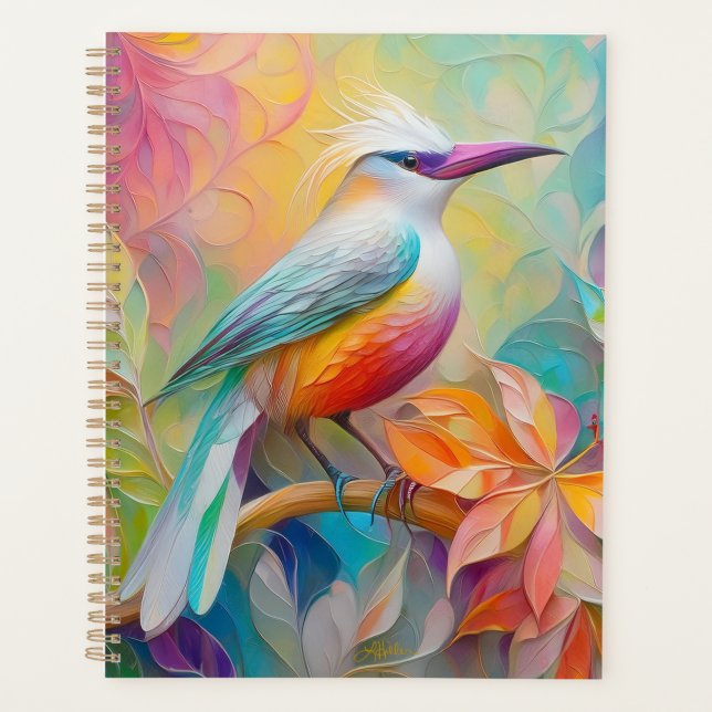 Rosa Roter Vogel Planer (Vorderseite)