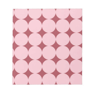 rosa rotes Muster Notizblock