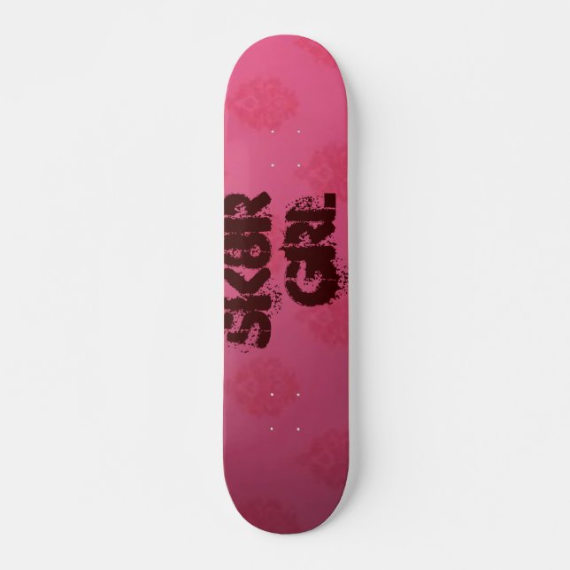 Rosa-rtln, sk8r grl skateboard (Vorne)