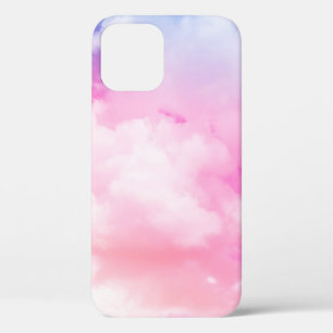 Rosa, Ruhe, Blau, gelbe Wolken und Himmel. Abstrak Case-Mate iPhone Hülle