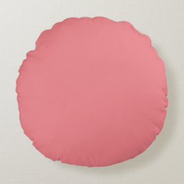 Rosa Rundwurfkissen (16") Rundes Kissen
