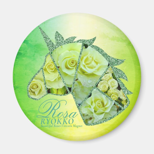 Rosa Ryokko Magnet (Vorne)
