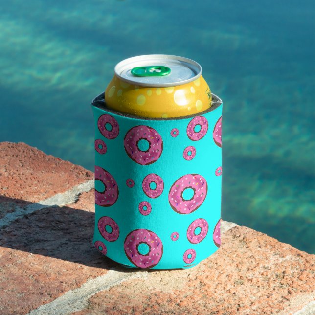 Rosa Sahne Donuts Dosenkühler (In Situ Pool)