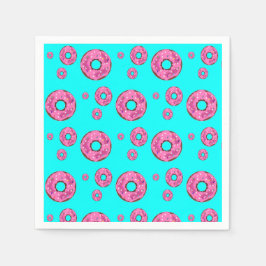 Rosa Sahne Donuts Serviette