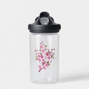 Rosa Sakura auf dem Hintergrund der Malerei Trinkflasche