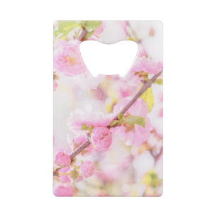 Rosa Sakura-Blume - Blüte der japanischen Kirsche Geldkarten Flaschenöffner