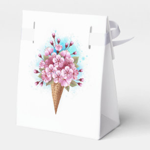 Rosa Sakura Ice Waffel Geschenkschachtel