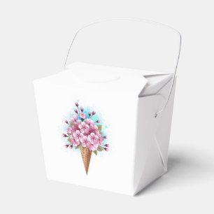 Rosa Sakura Ice Waffel Geschenkschachtel