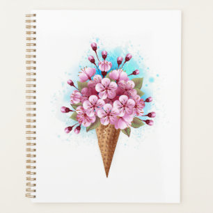 Rosa Sakura Ice Waffel Planer