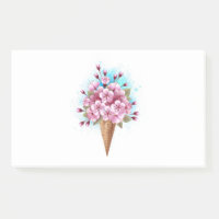 Rosa Sakura Ice Waffel