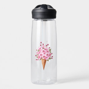 Rosa Sakura Ice Waffel Trinkflasche