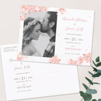 Rosa Sakura Japanisch Kirschblüten Save the Date
