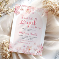 Rosa Sakura-Kirschblüten-Frühlings-Baby-Party