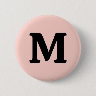 Rosa Salz Solid Color Button