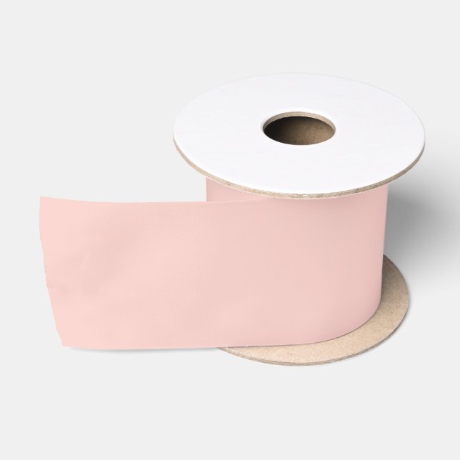 Rosa Salz Solid Color Satinband (Spule)
