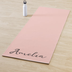 Rosa Salz Solid Color Yogamatte