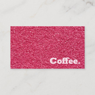 Rosa Sand einfach, minimaler Kaffee | Style R Treuekarte