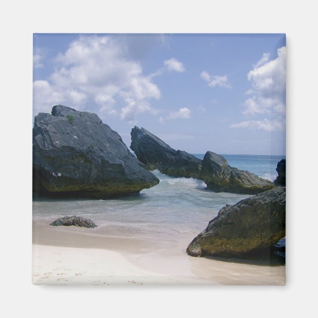 Rosa Sand Magnet (Vorne)
