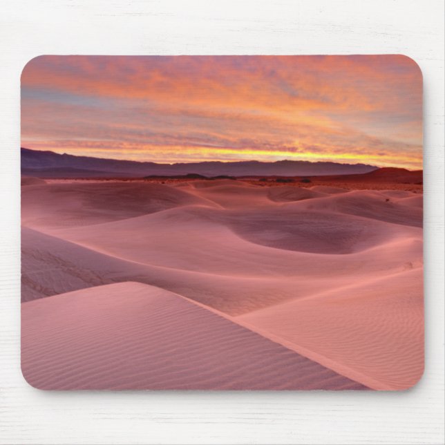 Rosa Sanddünen, Death Valley, CA Mousepad (Vorne)