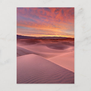 Rosa Sanddünen, Death Valley, CA Postkarte
